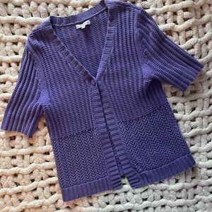 Croft & Barrow Women's Purple Cardigan